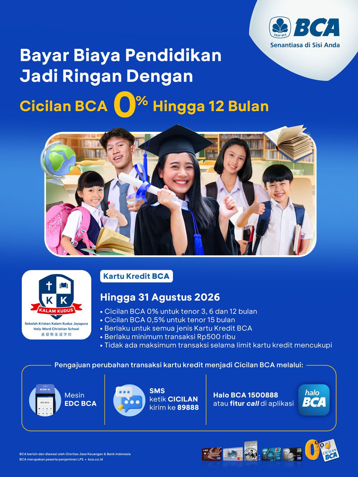 5 Keuntungan Cicilan BCA Khusus Pendidikan yang Wajib Orang Tua Tahu